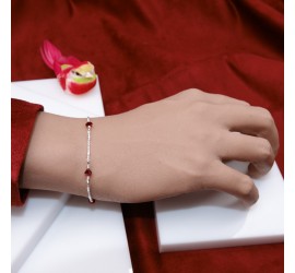 Toupie Siam bracelet artisanal en Argent 925