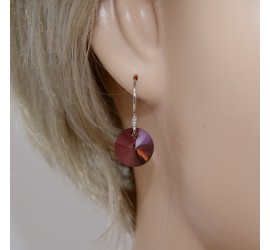 Rivoli Lilac boucle d'oreille en Argent 925