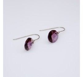 Rivoli Lilac boucle d'oreille en Argent 925