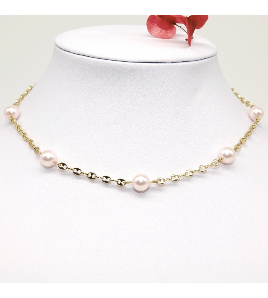 Collier plaqué or Ronde Rosaline Collier plaqué or Ronde Rosaline
