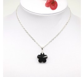 Collier en Argent 925ème Fleur Jet