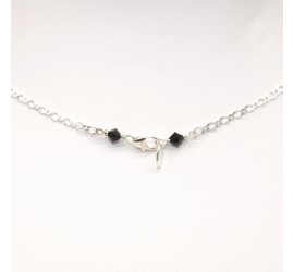 Collier en Argent 925ème Etoile Jet